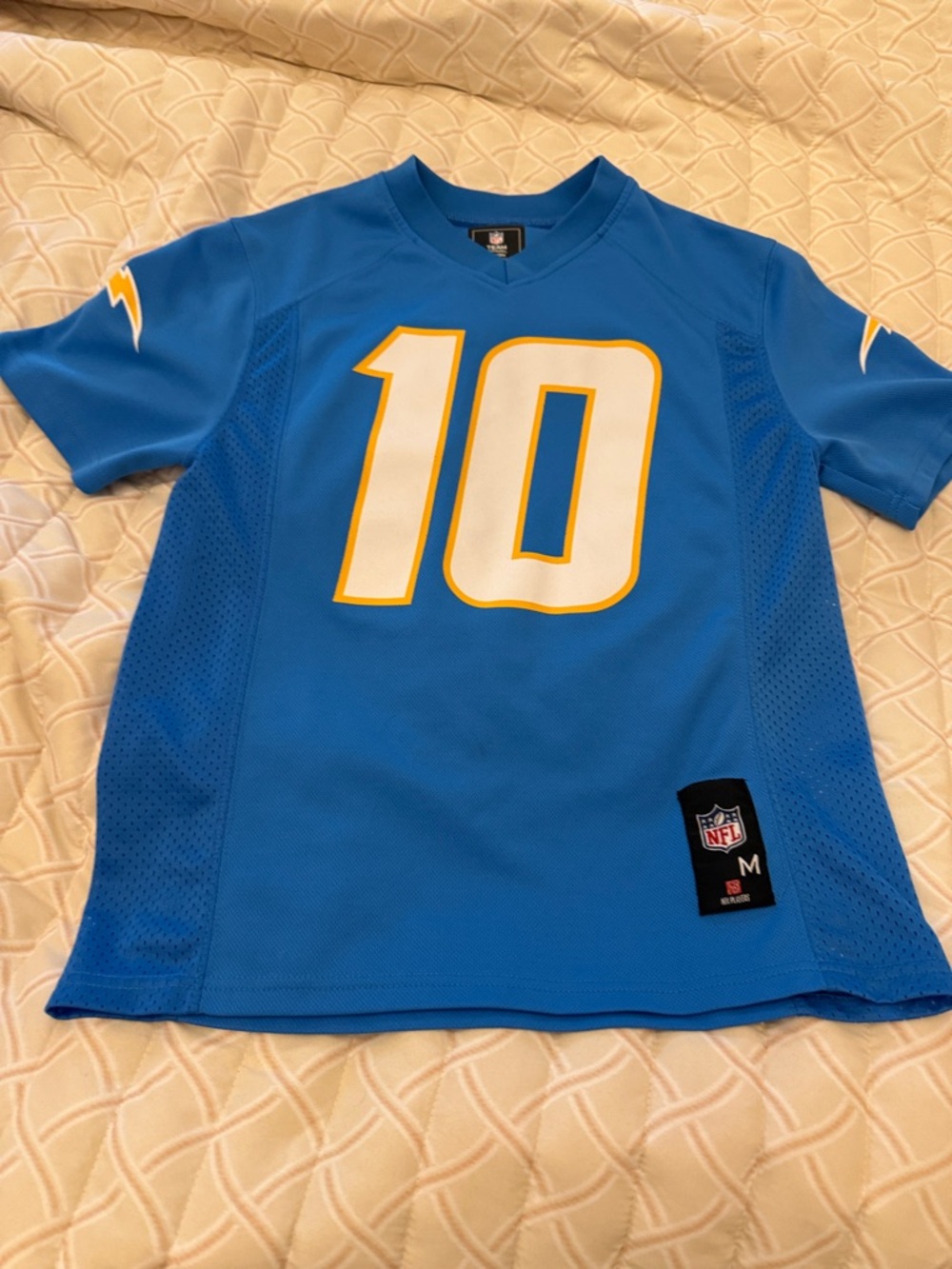 NFL Youth Chargers #10 Jersey in Blue and White with Gold Trim